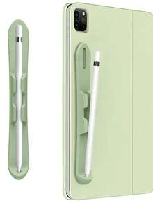 硅胶平板电脑手写笔支架插槽，兼容 Apple Pencil Pro 或第一代/第二代、Galaxy Tab S6 Lite S7 FE S8 S9 S10 Ultra - 彩色 - 查看 13