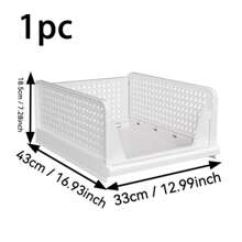 2pcs/4pcs/10pcs Foldable Drawer Type Clothing Storage Organizer, Large Capacity, Slide-Out Design, 43*33cm Opening, Max Load 5kg Per Unit, Suitable As Graduation Gift - White - View 15