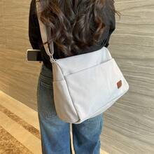 Women Shoulder Bags - 灰色條紋 - 查看 3