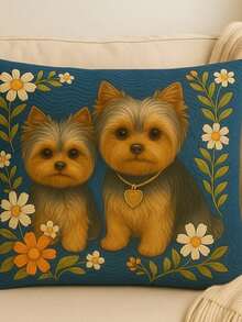 Decorative Oxford Cushion Cover Embroidered Rustic Boho Living Room Bedroom 45x45 Animals Living Room Bedroom Style - 約克 - 查看 1