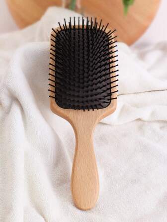 1pc Air Cushion Massage Comb, Air Bubble Comb, Meridian Comb, Wooden Comb, Smoothing Comb, Large Paddle Brush, Specially For Women Long Hair Styling, Back To School, Travel Holiday Essentials, Hair Accessories For Women, Brush, Detangling Brush, Ball Brush, Mini Hair Brush Set, Wooden Comb, Hair Brush, Hair Combs, Barber, Slick Back Brush, Hair Brush, Ball Brush, Hair Brush, Hair Brush, Brush Hair Brush Set, Comb Hair, Comb For Curls, Detangling Brush, Hair Brush For Women, Barber Accessories, Barbershop, Hairdressing Equipment