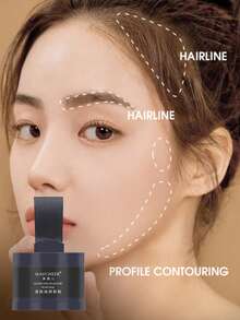 Hairline Powder - Waterproof And Sweat-Resistant, Covers Bald Spots And Forehead Shadows - Multicolor - View 9