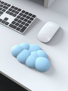 Repose-poignet En Nuage Noir, Support/coussinets En Mousse À Mémoire De Forme Souple Pour Une Dactylographie Facile Et Un Soulagement De La Douleur, Repose-poignet Ergonomique Anti-dérapant Pour Ordinateur De Jeu Pc/ordinateur Portable/pad De Main/bureau Mignon