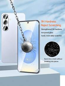 4-In-1 Mobile Phone Screen Protector Set - Includes 2 Transparent High-Definition Tempered Glass Screen Protectors, 2 Camera Lens Protectors, Shock-Resistant, Compatible With Galaxy A16/A36/A56/A06/A14/A15/A34/A35/A54/S20 FE And More. Transparent Gift For Birthday, Family, Friends. Essential Mobile Phone Screen Protector, Suitable For Daily Protection, Office, Home And Other Occasions. - Clear - View 6