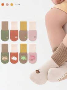 1 Pair Cartoon Anti-Slip Baby Socks For 0-5 Years Old