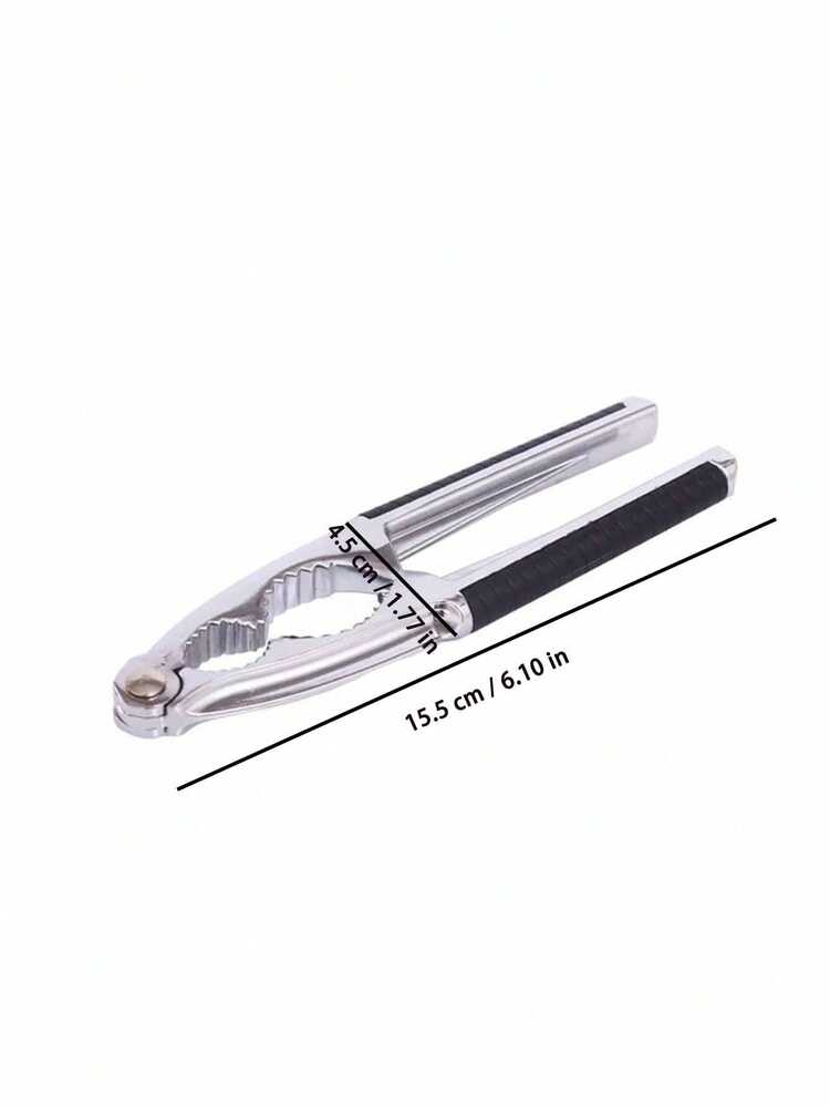 1個 亜鉛合金製ナッククラッカー、滑りにくく簡単に使える、キッチン調理、ピクニック、オフィスのおやつ、家族集まり、ホリデーナッツ、ベーキング、ロードトリップ、バーベキューに適しています。10個のナッツを簡単に割ることができます。 - マルチカラー - 見る 2