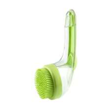 Soft Silicone Pet Bathing Brush Cat Massage Brush Pet Grooming Comb For Cats Dogs Long Handle Dog Cleaning Brush Pet Supplies