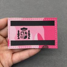 1 pieza Parche de bandera de España Parches tácticos reflectantes militares de moral, cierre duradero, versátil para uniformes, mochilas, chalecos, gorras y talla grande, fácil de usar y de larga duración