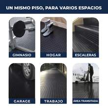 VINILMAX Plastic Flooring - Black - View 6