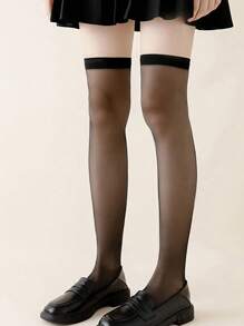 1 Pair Girls Velvet Soft Solid Color Leggings Leggings - Teen Ballet And Casual Wear Leggings, Stretchy And Comfortable, Teen Dance Wear |Smooth Appearance Bottom Pants |Spandex Fabric Pantyhose, Girls Bottom Pants - Multicolor - View 25