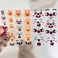 STAY 贴纸，Skzoo 浮雕贴纸/转移贴纸，表情贴纸（成员个人贴纸并非美甲贴纸！它们是转移贴纸，请参考视频了解详细使用方法）Kpop 粉丝装饰品，可爱卡哇伊自嘲熊 3D 美甲贴纸，带背胶，可用于美甲和足部装饰，可爱卡通人物，也适用于 DIY 剪贴簿贴纸、墙贴，可粘贴在任何地方 - 彩色 - 查看 19