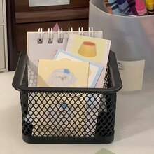 1 szt. magnetyczny uchwyt na torebki herbaty – metalowy organizer z siatki do lodówki, na blat lub półkę kuchenną – rozwiązanie do przechowywania bez kontaktu z żywnością