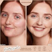 ColourPop Pretty Fresh Tinted Moisturizer - Hydrating Skin Tint With Lightweight Coverage - Formulated With Hyaluronic Acid & Coconut Water For Healthy-Looking Skin - Medium 12W (1.45 Oz) - Công bằng 4N - Xem 4