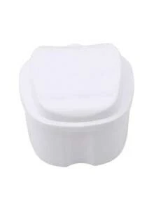 1 hộp vệ sinh răng giả, hộp ngâm vệ sinh răng giả có lưới lọc, hộp vệ sinh bằng nhựa, hộp nha khoa hình quả táo. - Nhiều màu - Xem 6