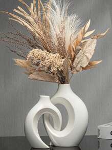 2 Stück/1 Set Paar Vase (Kunststoffmaterial), Umarmungsvase, Bücherregal Dekoration, Büro Schlafzimmer Esszimmer Tischdekoration, Café Dekoration, Künstliche Blumenvase, Heim Dekoration Raumdekoration Glasvase