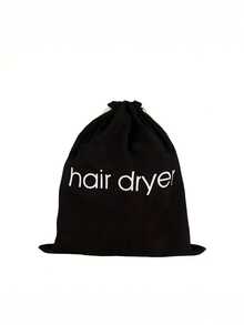 抽绳英文帆布包旅行酒店吹风机收纳袋麻布防尘袋配件袋 - 彩色 - 查看 14