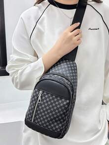 This Bag Can Be Shoulder Back, Cross-Body Back, Chest Back, A Variety Of Back Methods, Which Is Very Versatile. A Classic Bag Can Not Only Improve Your Fashion Taste, But Also Increase Your Self-Confidence And Personalized. This Bag Is Versatile And Easy To Carry. This Bag Is Simple And Elegant. - Black - View 6
