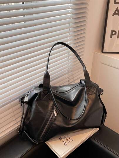 Grand sac fourre-tout  doux de style rétro et décontracté pour les déplacements