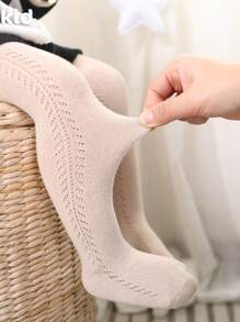 1pc Breathable Simple Baby/Toddler Tights, 0-8 Years Old