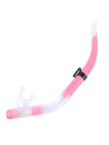 成人和青少年浮潜面罩和呼吸管套装，适合游泳和浮潜，海滩必需品，海滩配件，泳池浮板 - 粉色 - 查看 4