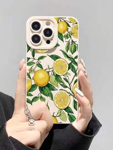1个柠檬图案防摔手机壳，兼容 16/11/16 Pro/16 Plus/16 Pro Max/16 e/15 Pro Max/13/14/12/XS/XR/7G/8P、Galaxy S25/S25 Plus/S25 Ultra/A16/A36/A26/A56/A50/A12/A32/A52/A72/A51/A21 S/A13/A14/S24/S24 Plus/S24 Ultra、S22/A52/A53/A54/A55/S23、11/12 Pro/12/12 X/13 Pro/14 Pro/15 Pro、10/9/Note9/12c/Note11 Pro/Note8 Pro - 彩色 - 查看 2
