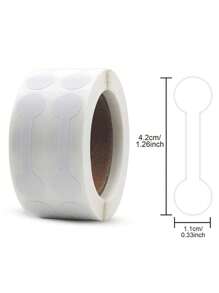 500-100pcs/Set Jewelry Price Tags Stickers, Square Label Pricing Self-Adhesive Blank Tags For Rings, Necklaces, Earrings Price Identification Rectangular Labels, Suitable For Easter, Halloween, Christmas, Thanksgiving, Mother's Day