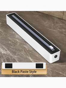 1pc 2-In-1 Kitchen Cling Film Dispenser With Cutter, Plastic Food Wrap Roll Holder - Multi-Functional Plastic Cutter For Cling Film, Baking Paper, And Foil - Essential Kitchen Organizer For Food Preservation And Storage - One Size - View 22