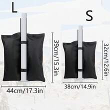 2pcs/Set Small & Large Canopy Sand Bags, 4pcs Canopy Sand Bags, 120 Lbs Canopy Sand Bags For Pop-Up Canopy, Gazebo, Instant Outdoor Shade, Outdoor Tent, Patio Umbrella, Shade Leg Sand Bags - Multicolor - View 4
