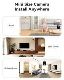 2K AI Indoor And Outdoor 360-Degree Smart Security Camera, Pet Monitoring, With Audio And Video Functions, Two-Way Intercom, Infrared Night Vision, 5G/2.4GHz Wireless WiFi Continuous Recording, Home Security Camera