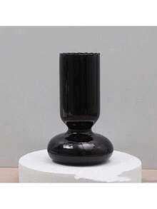 1 件新款北欧风格创意条纹彩色玻璃花瓶，气泡形复古装饰展示品，适用于架子、餐桌、办公室、浴室、台面、家居 - 彩色 - 查看 19