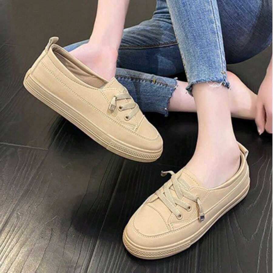 Women Sports Shoes - Khaki - View 1