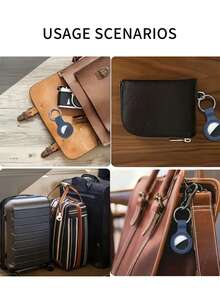 Silicone AirTag Protective Case, Soft & Durable Silicone AirTag Keychain Protective Cover, Anti-Slip Protective Shell For AirTag GPS Item Finder - Multicolor - View 2