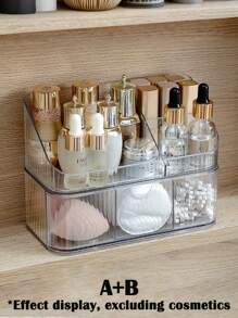 New Cosmetics Storage Box, With Compartments, Multi Specification Storage Box, Transparent PET Storage Box, Mirror Cabinet Storage Box, Transparent Drawer Type Desk Top Cosmetics Storage Box, Desk Top Shelf Can Be Stacked, Skin Care Products, Cosmetics, Face Cream, Water Emulsion, Lipstick, Perfume, Makeup Brush, Beauty Egg, Powder Puff Storage Bag,Room Decor, Bags,Makeup Bag,Vanity,Travel,Make Up Bag,Travel Essentials,Organizer,Storage,Travel Essential,Makeup Organizer,Makeup Bags,Make Up Organizer,Organiser,Toiletry Bag,Desk Organiser,Cosmetic Bag,Makeup Pouch,Make Up Organize,Vanity Accessories,Make Up Pouch,Make Up Bags,Jewellery Box,Pouch,Makeup Brush Holder,Brush Holder,Perfume Organiser,Pouch Bag