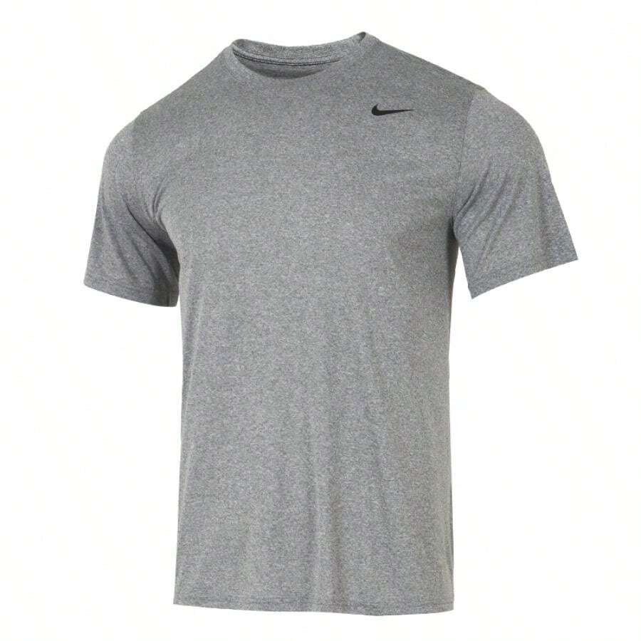 Nike 男士健身T恤 M NK TM LEGEND SS CREW ZTS 户外运动休闲舒适灰色运动服柔软短袖T恤 HF0507-091 - 灰色 - 查看 1