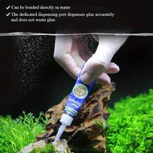 鱼缸胶水，速干水草胶，适用于珊瑚鱼缸造景，即时 - 無色 - 查看 9