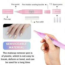Nail Polish Corrector Pen 4Pcs Nail Polish Remover Pen With 20pcs Tapered Refill Tips Nail Polish Correction Nail Edge Cleaning Pen For Nail Art DIY -It Is Important For Beauties - 如圖 - 查看 6
