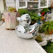 1pc Mirror Mosaic Duck Disco Ball Ornaments Party Decoration Best Gifts Birthday Graduation