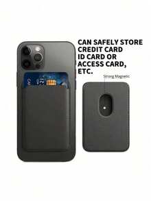 Magnetic Wallet Phone With Mag Safe Wallet Accessories For Phone 16 15 14 13 12 Pro/Pro Max/Plus/Mini Safe Case Series Card Covers For Card Holder Card Holder Wallet Business Card Holder Credit Card Holder Card Holder Women For Women For Men Card Wallet Magsafe Wallet Travel Essentials Everyday Essentials Back To School Essentials - Multicolor - View 5