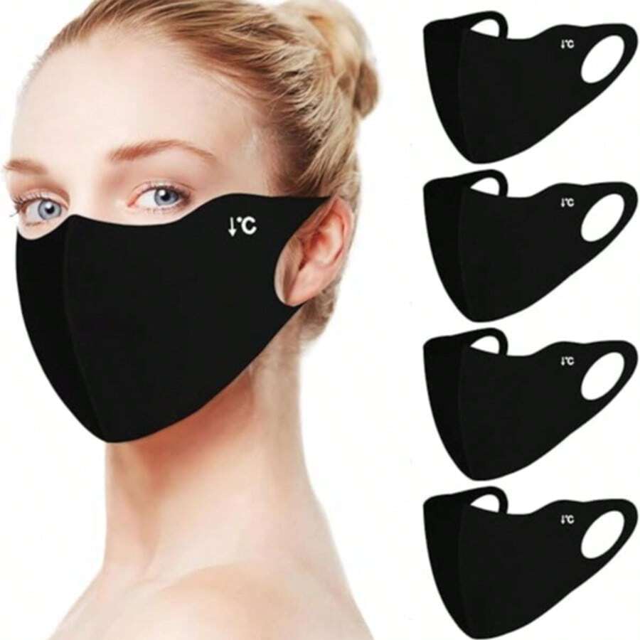 5-Piece Set Of Breathable, Washable, And Reusable Sun Masks Suitable For Hiking, Cycling, And Exercise - Multicolor - View 1