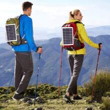 Portable Solar USB Charging Pad - Ideal For Camping, Travel And Emergencies | Power Bank For Mobile Phones, Flashlights And Fans, Outdoor Camping Charging Equipment