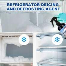 H4Cacle 融冰喷雾防冻剂和融雪剂冰箱冷冻室挡风玻璃除冰剂喷雾融雪剂冬季汽车和家居快速解冻冰雪去除剂玻璃冷冻窗户防冰防霜 - H458 - 查看 7