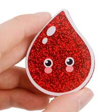Blood Retractable D Card Holder Reel With Cute Cartoon Design, Nurse Hospital Badge Holder Office Lanyard 1pc - A - View 5