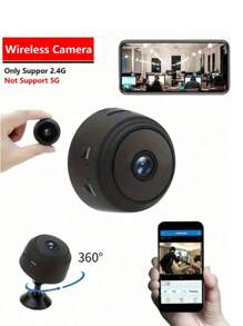 Cámara de seguridad resolución de 2MP visión nocturna Mini Cámara A9 - Negro - Ver 1