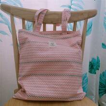 Women Shoulder Bags - 粉灰波浪 - 查看 8