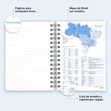 iscool Hard Cover Agenda 2025 Plus Professions Floral Administration Blue - 淺藍色 - 查看 10