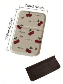 2个装 - 可爱卡通樱桃猫便携式化妆镜，小巧便携，适合日常工作和旅行，女士手持折叠化妆镜，化妆，便宜，房间装饰，梳妆台，旅行，卧室，化妆配件，镜子，梳妆镜，迷你镜，粉盒镜，小镜子，手持镜，便宜，圣诞礼物，化妆，化妆工具，便宜货，礼物，女士礼物，圣诞礼物