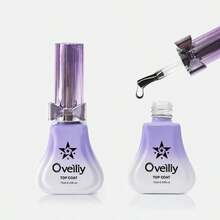 Base Coat And Top Coat And Matte Top Coat 15ml No Wipe Gel Nail Polish UV LED Turn Off Top Gel Gloss Sealer Shiny Clear Coat - Clear - View 8