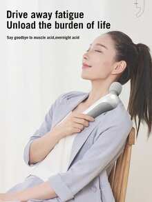 New Mini Handheld Fitness Massage Device, Compact Full Body Muscle Massager, Relaxation Vibration Massage Stick, Fitness Accessory - Multicolor - View 8