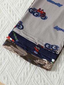 3pcs Boys' Casual Straight Leg Pants, Lightweight Trousers For Kids, Suitable For Boys & Girls Aged 4-12, Spring/Autumn