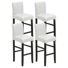 1/4/6pcs Bar Stool Covers, Waterproof Seat Cushion Covers, PU Leather Chair Seat Covers, Removable & Washable Dining Chair Protectors, Back Cover Bar Stool Covers, Stretch Waterproof PU Bar Stool Anti-Slip Covers Removable, Elastic High Chair Covers - Multicolor - View 23